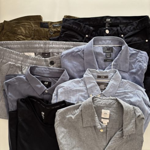 10# FÉRFI H&M MIX - 10 db - KRÉM